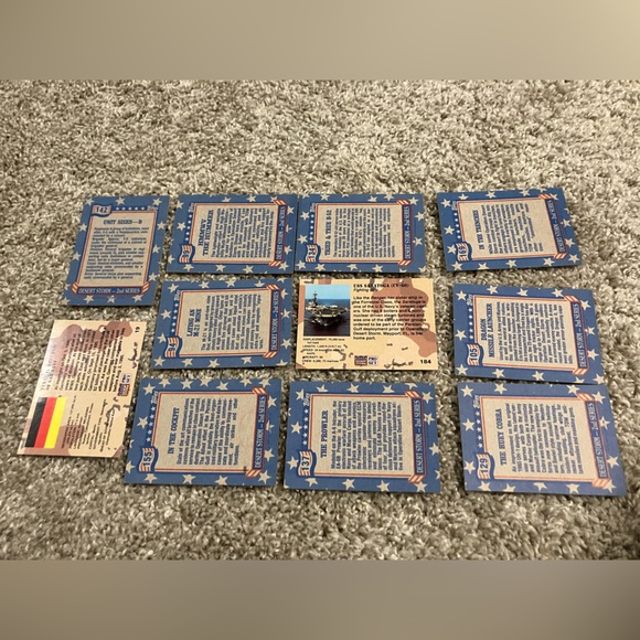 desert storm trading cards - Picture 2 of 2